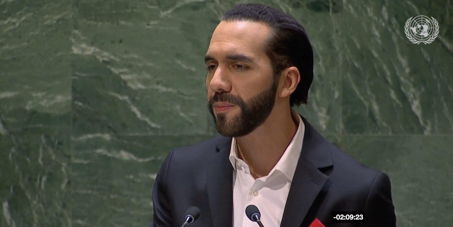 Nayib Bukele asegura en la ONU que El Salvador se convirtió en el país