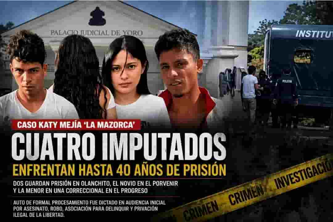 Imputados por el asesinato de la tiktoker Katy Mejía enfrentan hasta 40 años de prisión