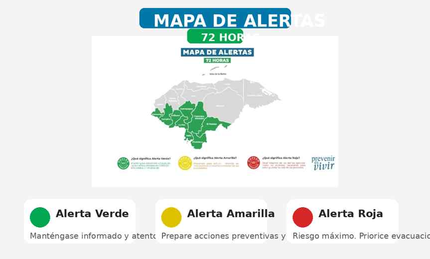 Copeco declara Alerta Verde en nueve departamentos por avance de la tormenta tropical Cristina