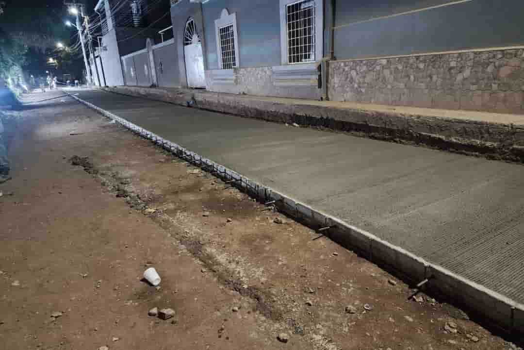 Municipalidad de Olanchito inicia fundición de nuevo tramo de pavimentación