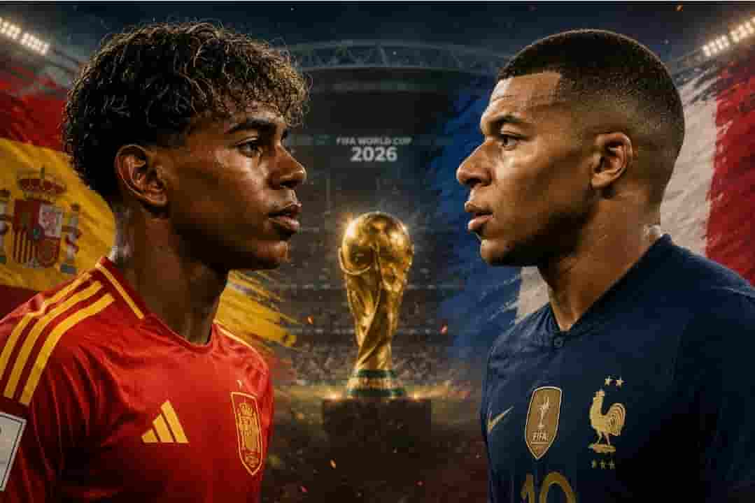 España y Francia se juegan hoy un boleto a la final del Mundial 2026, en un choque marcado por la historia y la fecha