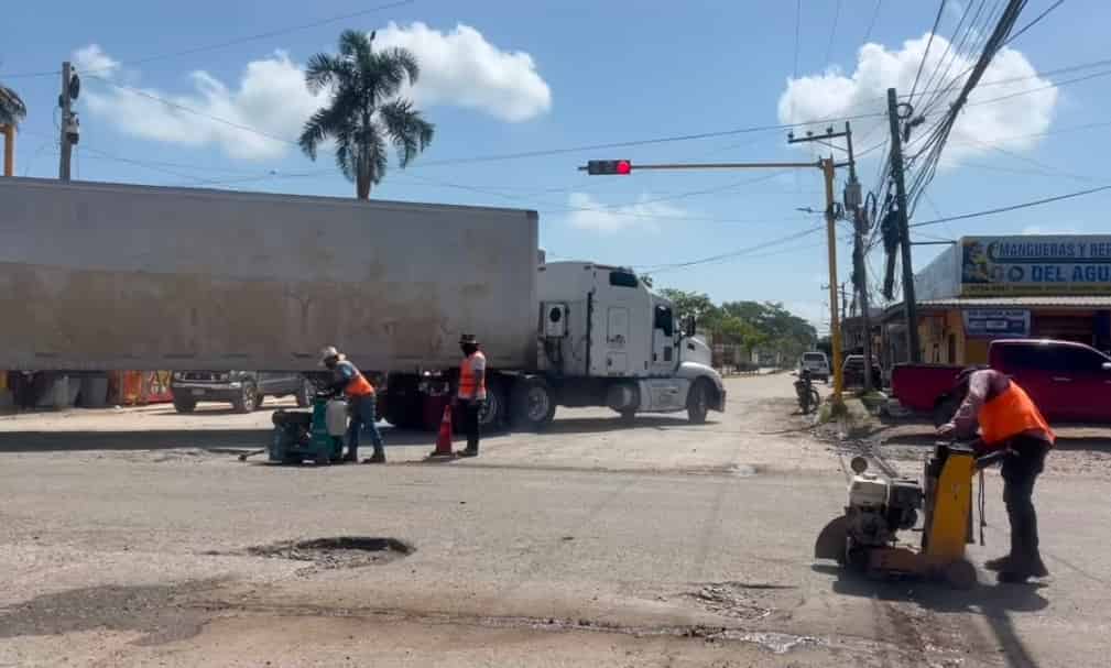 Inician labores de rehabilitación de la CA-13 en Sabá